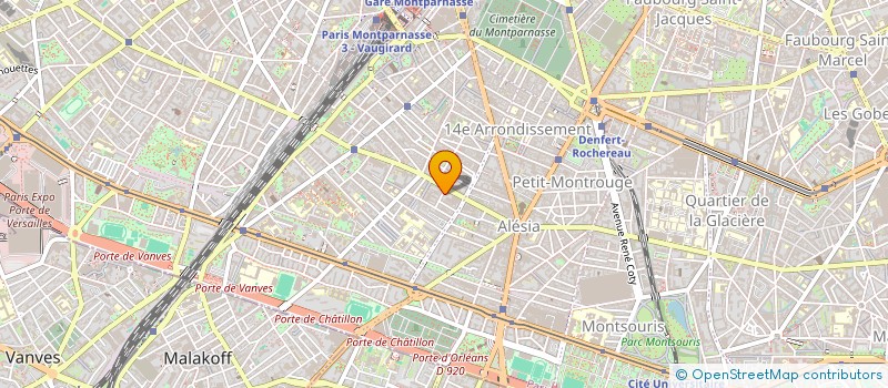 localisation de l'entreprise MADAME SOPHIE CLEMENT  PARIS