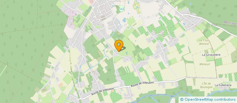 localisation de l'entreprise MADAME SOPHIE CLERC  MONT PRES CHAMBORD