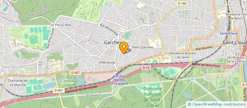 localisation de l'entreprise MADAME SOPHIE CLOD-HANSEN à GARCHES