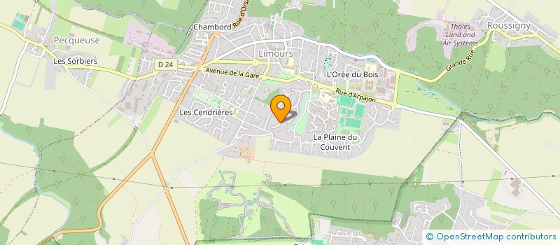 localisation de l'entreprise MADAME SOPHIE CLOISEAU  LIMOURS