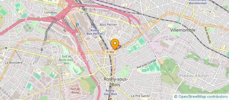 localisation de l'entreprise MADAME SOPHIE CLOUT à ROSNY SOUS BOIS