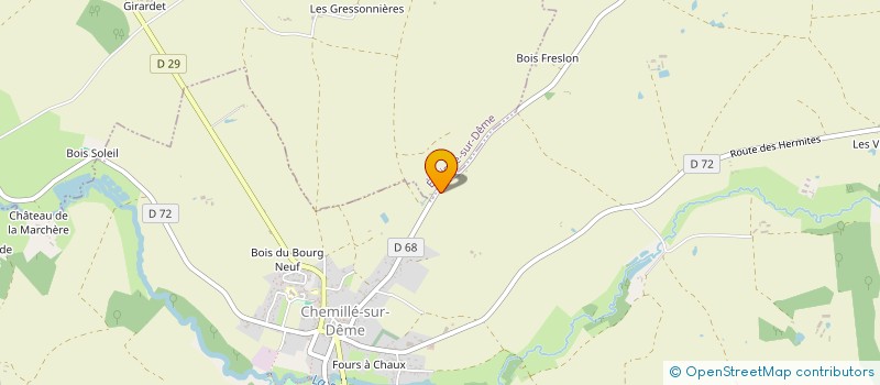 localisation de l'entreprise MADAME SOPHIE COCHET  CHEMILLE-SUR-DEME