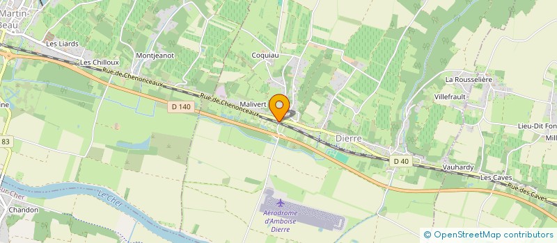 localisation de l'entreprise MADAME SOPHIE COCTEAUX  DIERRE