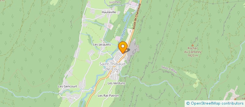 localisation de l'entreprise MADAME SOPHIE COELHO  SAINT-THIBAUD-DE-COUZ