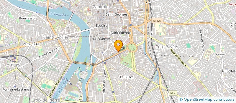 localisation de l'entreprise MADAME SOPHIE COGNAULT  TOULOUSE