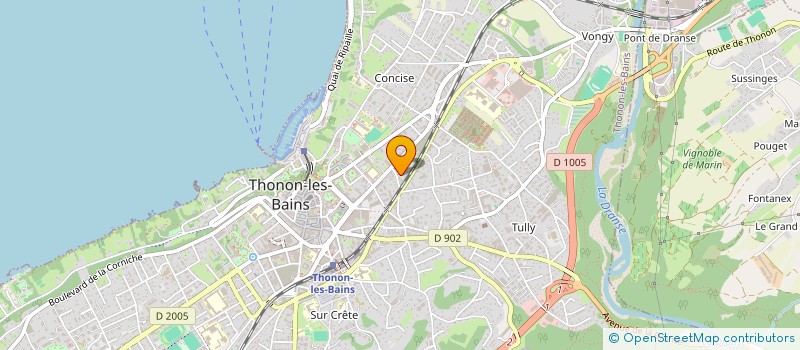 localisation de l'entreprise MADAME SOPHIE COGNOT à THONON-LES-BAINS