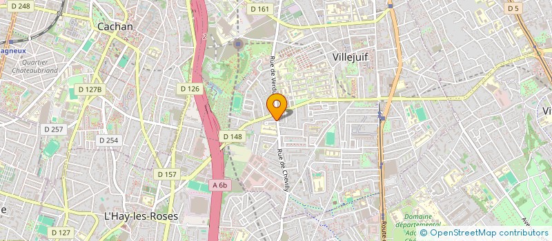 localisation de l'entreprise MADAME SOPHIE COHEN  VILLEJUIF