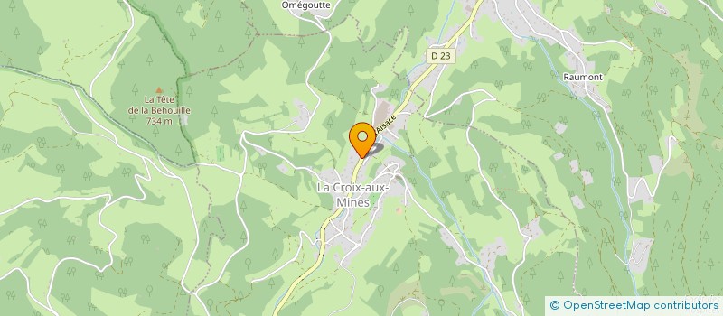 localisation de l'entreprise MADAME SOPHIE COLIN  LA CROIX-AUX-MINES