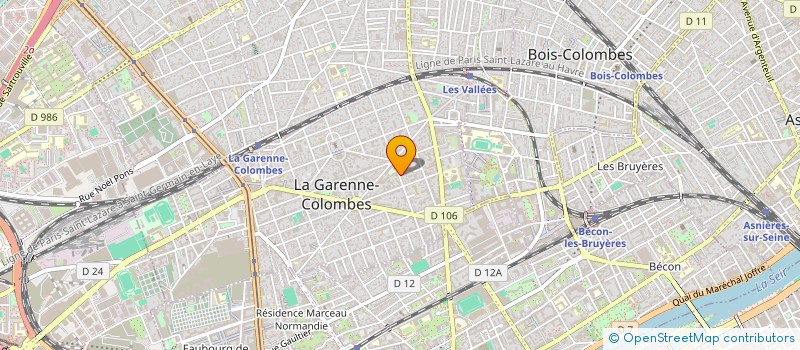localisation de l'entreprise MADAME SOPHIE COLLIN à LA GARENNE-COLOMBES