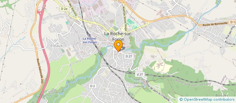 localisation de l'entreprise MADAME SOPHIE COMBETTE à LA ROCHE-SUR-FORON