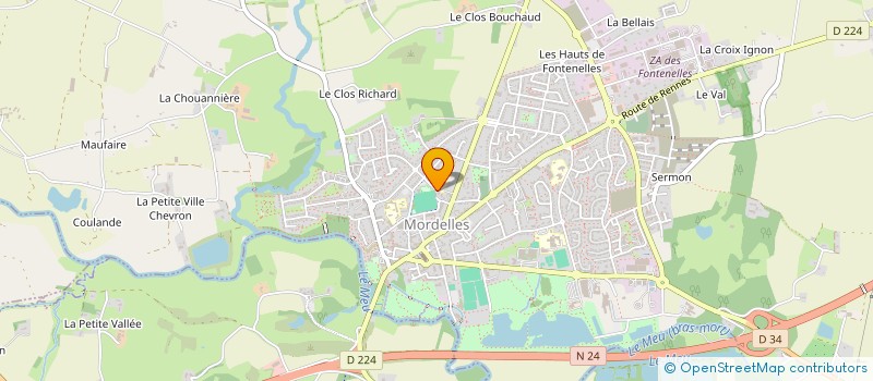 localisation de l'entreprise MADAME SOPHIE CONAN  MORDELLES