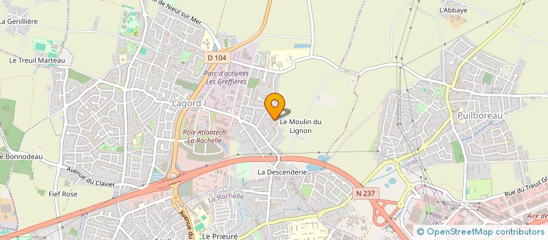 localisation de l'entreprise MADAME SOPHIE CONTRANT  LAGORD