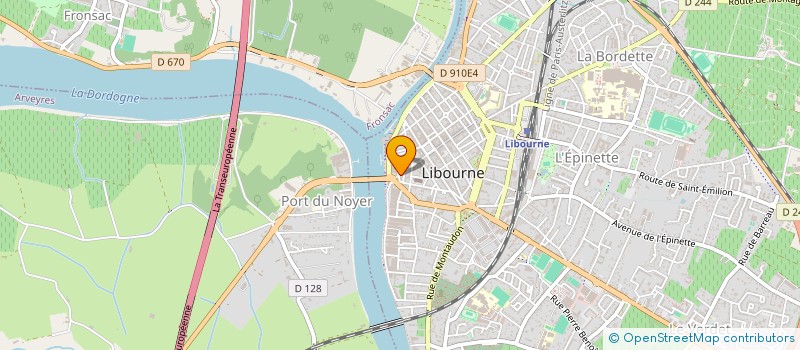 localisation de l'entreprise MADAME SOPHIE CONVERT  LIBOURNE