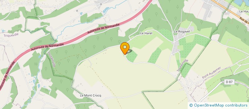 localisation de l'entreprise MADAME SOPHIE COQUEREL  TOUTAINVILLE