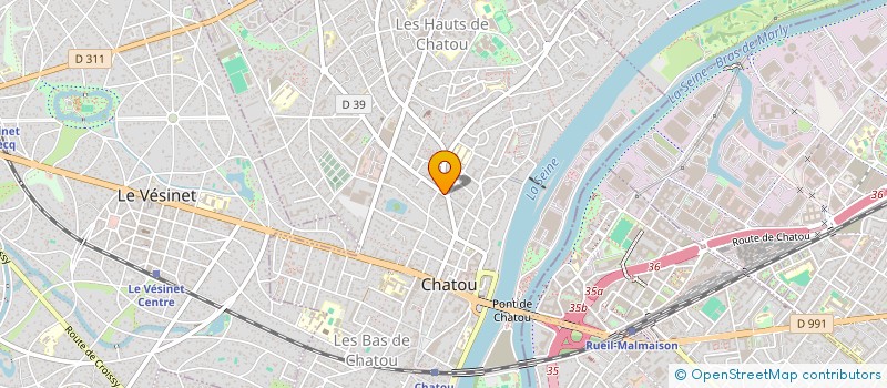 localisation de l'entreprise MADAME SOPHIE COR  CHATOU