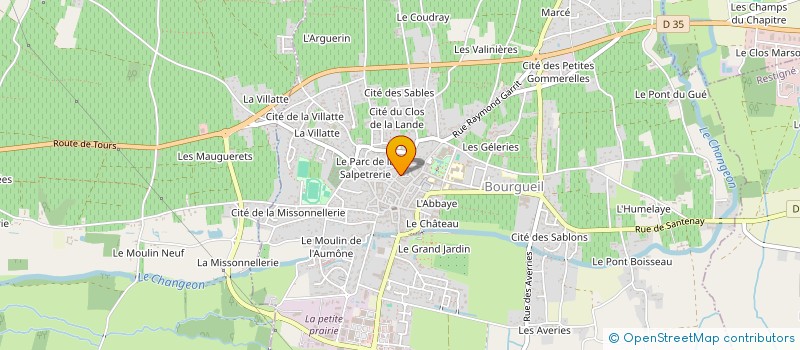 localisation de l'entreprise MADAME SOPHIE CORNIC  BOURGUEIL