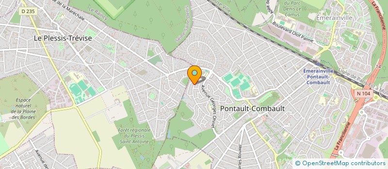 localisation de l'entreprise MADAME SOPHIE CORNILLOT à PONTAULT-COMBAULT