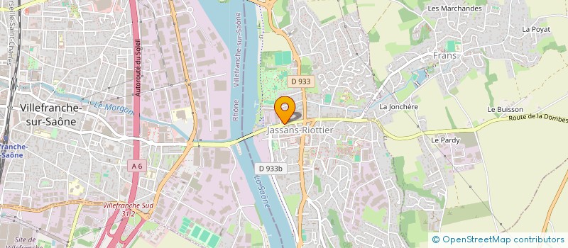 localisation de l'entreprise MADAME SOPHIE CORREIA DA CONCEICAO  JASSANS-RIOTTIER