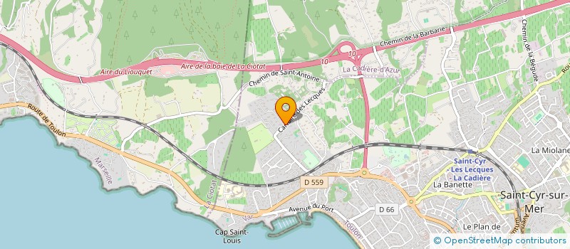 localisation de l'entreprise MADAME SOPHIE CORRENTI à SAINT-CYR-SUR-MER