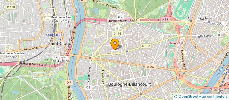 localisation de l'entreprise MADAME SOPHIE CORTIER à BOULOGNE-BILLANCOURT