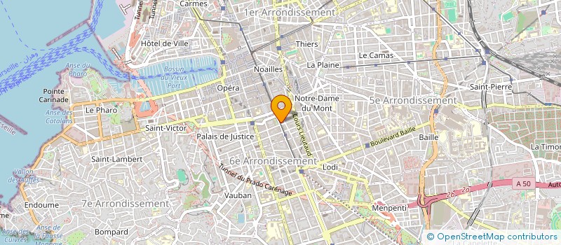 localisation de l'entreprise MADAME SOPHIE COSSEMENT à MARSEILLE