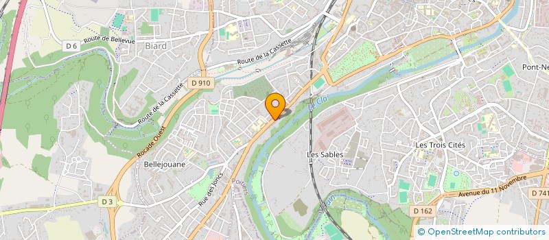localisation de l'entreprise MADAME SOPHIE COSSET à POITIERS
