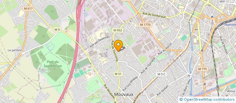 localisation de l'entreprise MADAME SOPHIE COSTE à MOUVAUX