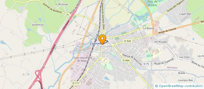 localisation de l'entreprise MADAME SOPHIE COSTES  CAUSSADE