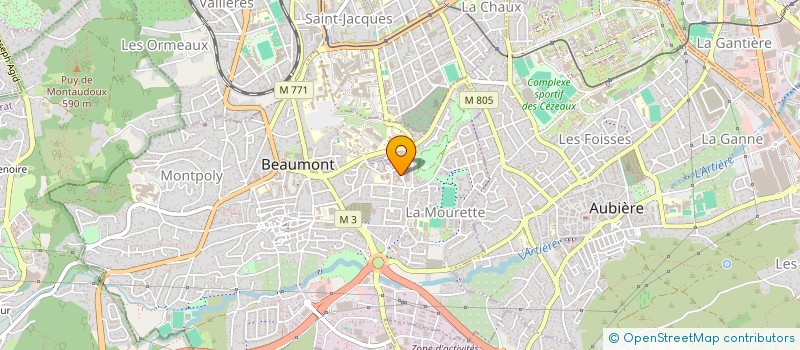 localisation de l'entreprise MADAME SOPHIE COTINET  BEAUMONT