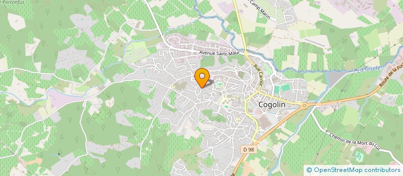 localisation de l'entreprise MADAME SOPHIE COUDANT  COGOLIN