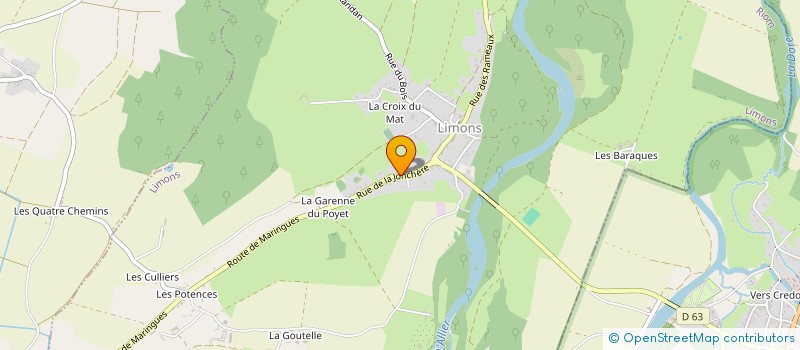 localisation de l'entreprise MADAME SOPHIE COUDERT  LIMONS