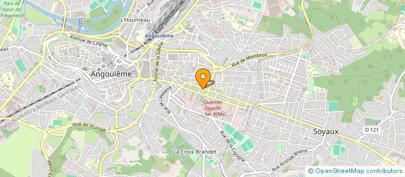 localisation de l'entreprise MADAME SOPHIE COUDRAY à ANGOULEME