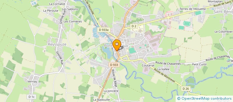 localisation de l'entreprise MADAME SOPHIE COUDURIER-CURVEUR à PONT-DE-VAUX