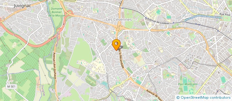localisation de l'entreprise MADAME SOPHIE COUILLIARD à MONTPELLIER