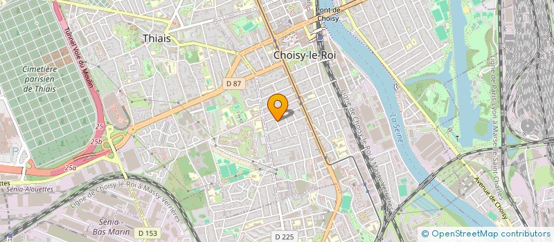 localisation de l'entreprise MADAME SOPHIE COULAUD à CHOISY-LE-ROI