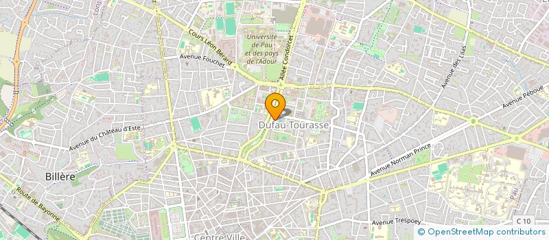 localisation de l'entreprise MADAME SOPHIE COUMEIGT à PAU