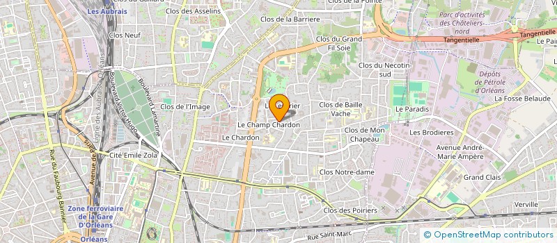 localisation de l'entreprise MADAME SOPHIE COURAUD à ORLEANS