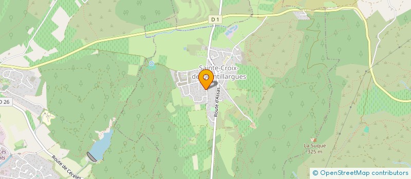 localisation de l'entreprise MADAME SOPHIE COURBOT  SAINTE-CROIX-DE-QUINTILLARGUES