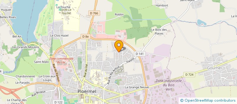 localisation de l'entreprise MADAME SOPHIE COURTAY  CAMPENEAC