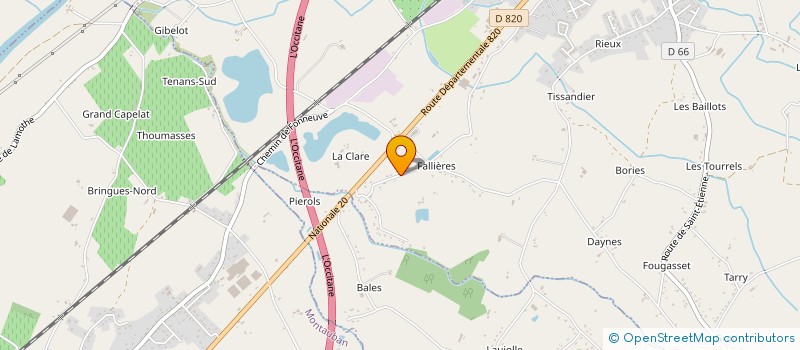 localisation de l'entreprise MADAME SOPHIE COURTIEL  ALBIAS