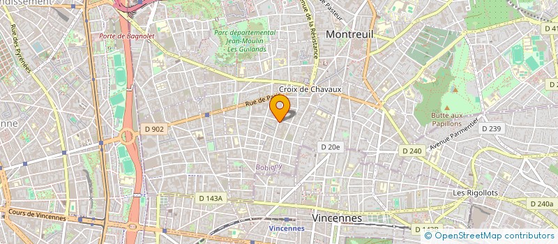 localisation de l'entreprise MADAME SOPHIE COUSIN à MONTREUIL