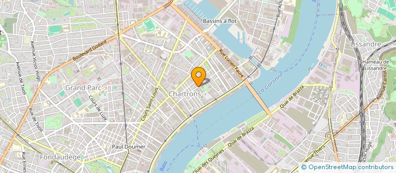 localisation de l'entreprise MADAME SOPHIE COUSTANCE  BORDEAUX