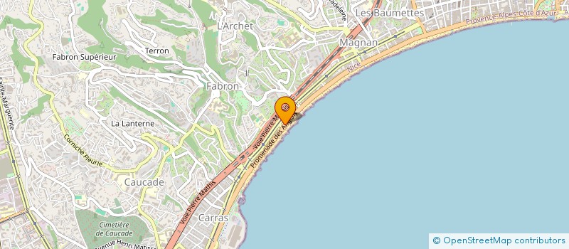 localisation de l'entreprise MADAME SOPHIE COUTELLA à NICE