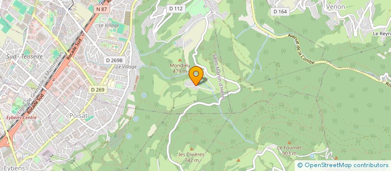 localisation de l'entreprise MADAME SOPHIE COZZA à SAINT-MARTIN-D'HERES