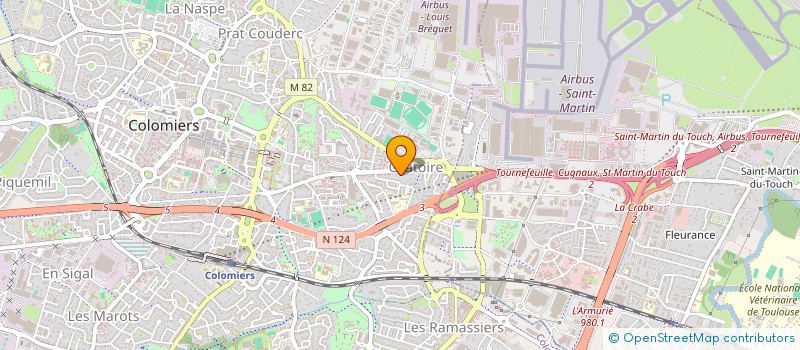 localisation de l'entreprise MADAME SOPHIE CRABETTE à COLOMIERS