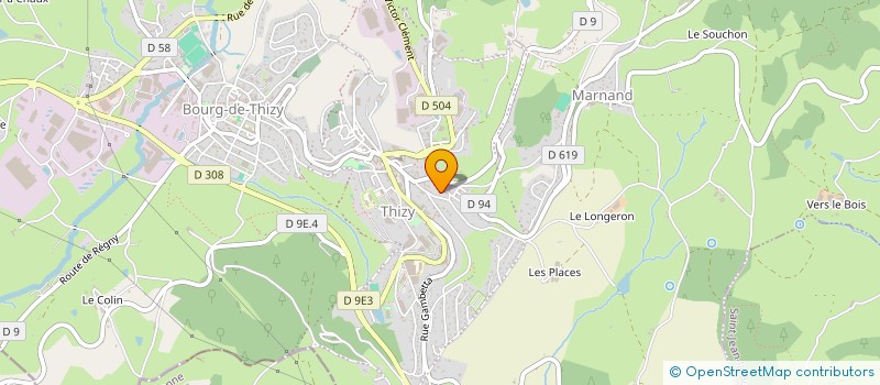 localisation de l'entreprise MADAME SOPHIE CREN  ROANNE