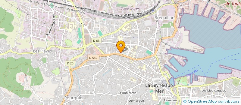 localisation de l'entreprise MADAME SOPHIE CRISTANTE  LA SEYNE-SUR-MER