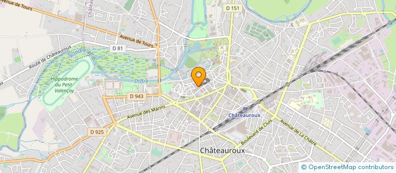 localisation de l'entreprise MADAME SOPHIE CROS à CHATEAUROUX