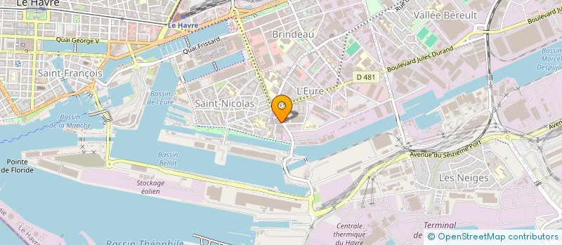 localisation de l'entreprise MADAME SOPHIE CROUZAT  LE HAVRE