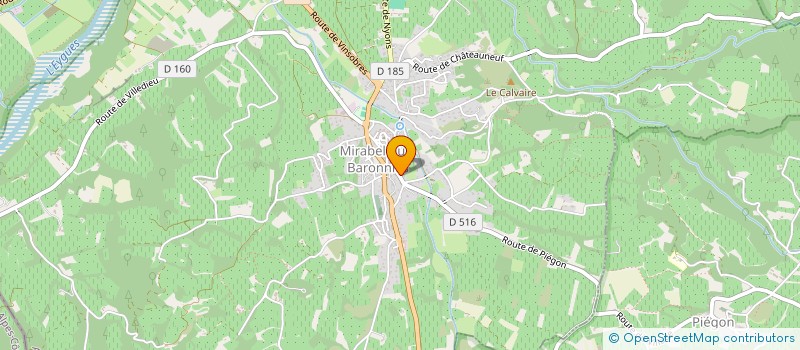 localisation de l'entreprise MADAME SOPHIE CROUZET  MIRABEL-AUX-BARONNIES